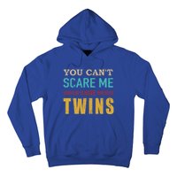 You Can't Scare Me I Have Twins Vintage Gift For Twin Dad Cool Gift Hoodie