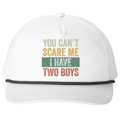 You Can't Scare Me I Have Two Funny Snapback Five-Panel Rope Hat