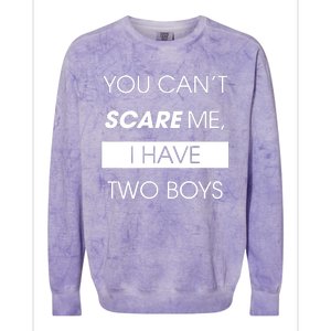 You CanT Scare Me Colorblast Crewneck Sweatshirt