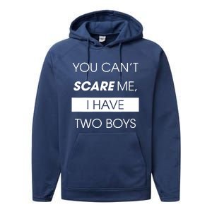 You CanT Scare Me Performance Fleece Hoodie