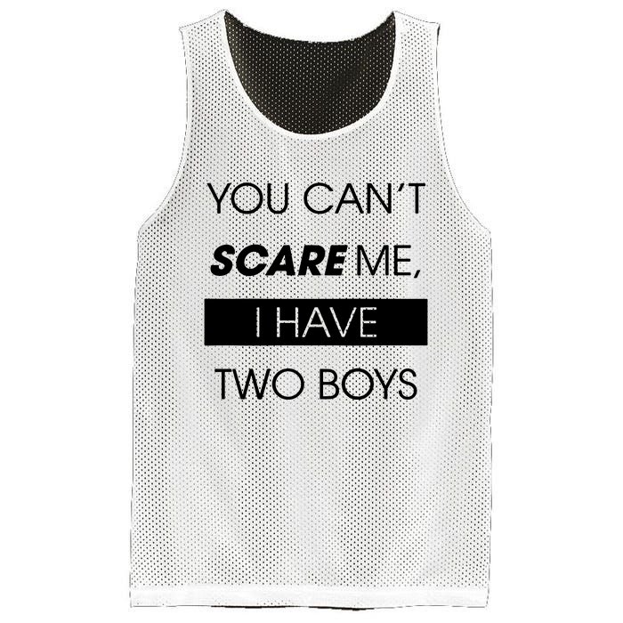 You CanT Scare Me Mesh Reversible Basketball Jersey Tank