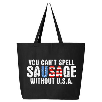 You Can't Spell Sausage Without USA Funny American 25L Jumbo Tote