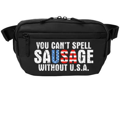 You Can't Spell Sausage Without USA Funny American Crossbody Pack