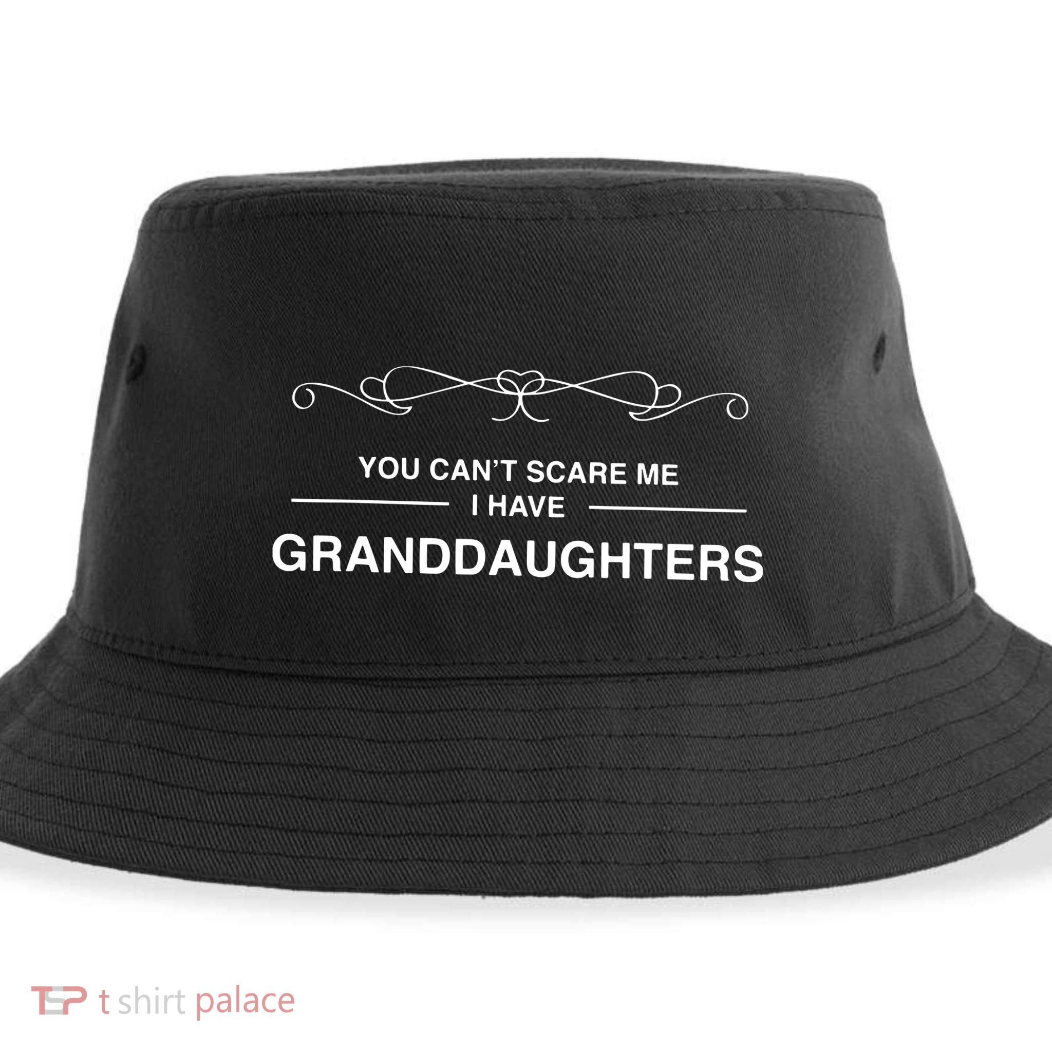 You Cant Scare Me I Have Granddaughters Grandpa Gift Sustainable Bucket Hat