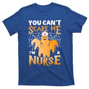 You CanT Scare Me IM A Nurse Funny Halloween Costume Gift T-Shirt