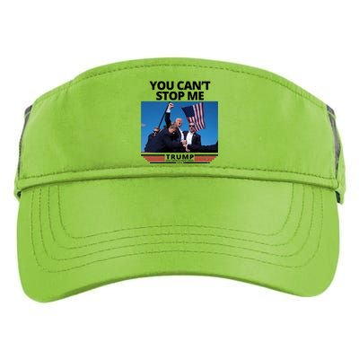 You Cant Stop Me Make America Great Again Trump 2024 Adult Drive Performance Visor