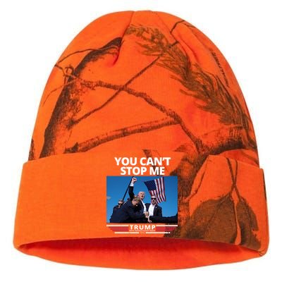 You Cant Stop Me Make America Great Again Trump 2024 Kati Licensed 12" Camo Beanie