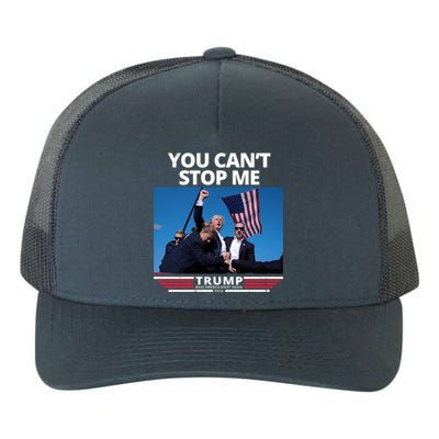 You Cant Stop Me Make America Great Again Trump 2024 Yupoong Adult 5-Panel Trucker Hat