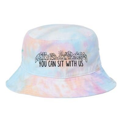 You Can Sit With U.S Jesus And Twelve Apostles Tie Dye Newport Bucket Hat