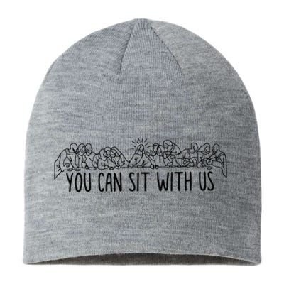 You Can Sit With U.S Jesus And Twelve Apostles Sustainable Beanie