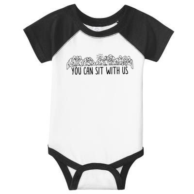 You Can Sit With U.S Jesus And Twelve Apostles Infant Baby Jersey Bodysuit