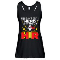 You Cant Spell Hero Without HR Wo Human Resources Ladies Essential Flowy Tank