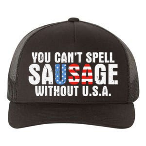 You CanT Spell Sausage Without Usa Funny American Yupoong Adult 5-Panel Trucker Hat