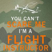 You Can't Scare Me, I'm A Flight Instructor Pilot Legacy Tie Dye Trucker Hat
