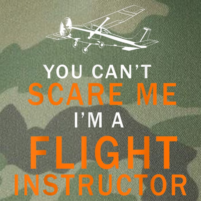 You Can't Scare Me, I'm A Flight Instructor Pilot Legacy Tie Dye Trucker Hat