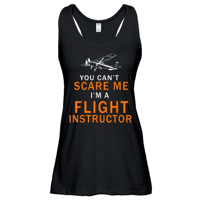 You Can't Scare Me, I'm A Flight Instructor Pilot Ladies Essential Flowy Tank
