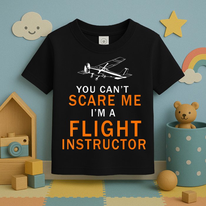 You Can't Scare Me, I'm A Flight Instructor Pilot Toddler T-Shirt