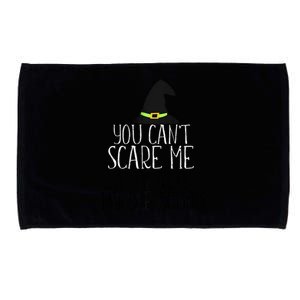 You CanT Scare Me I Teach Kindergarten Halloween Meme Microfiber Hand Towel