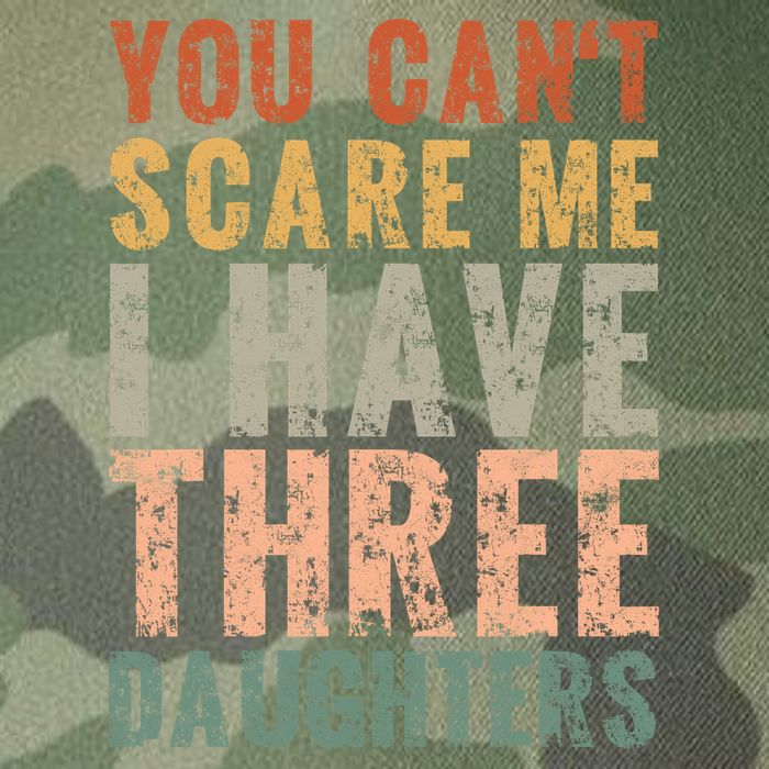 You Cant Scare Me I Have Three Daughters Dad Father Day Legacy Tie Dye Trucker Hat
