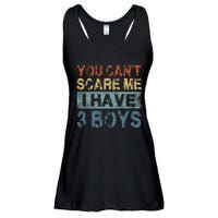 You CanT Scare Me I Have 3 Mom Dad Ladies Essential Flowy Tank