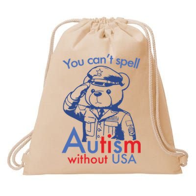 You Can’T Spell Autism Without Usa Drawstring Bag