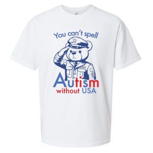 You Can’T Spell Autism Without Usa Sueded Cloud Jersey T-Shirt