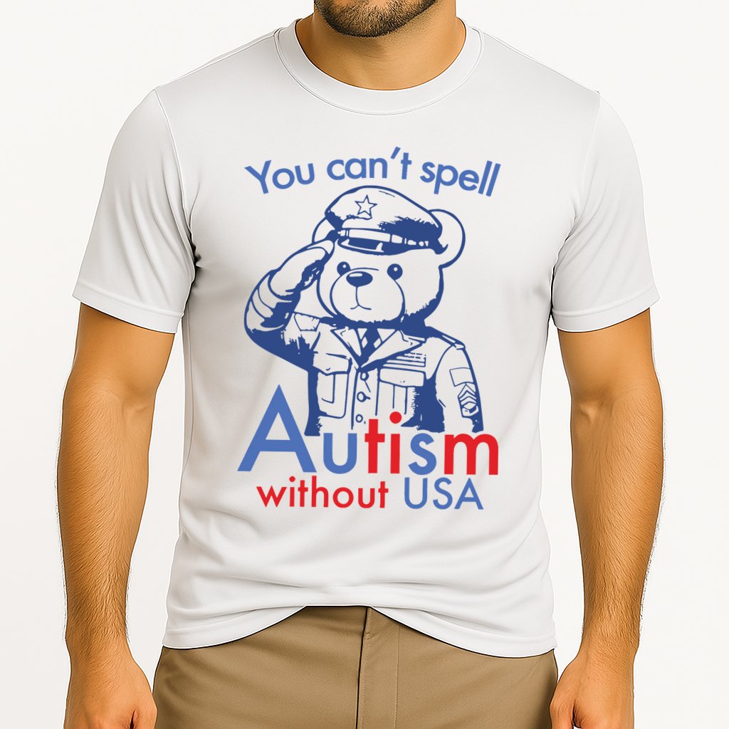 You Can’T Spell Autism Without Usa Cooling Performance Crew T-Shirt