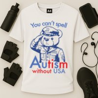 You Can’T Spell Autism Without Usa Cooling Performance Crew T-Shirt