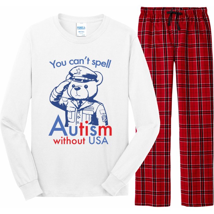 You Can’T Spell Autism Without Usa Long Sleeve Pajama Set