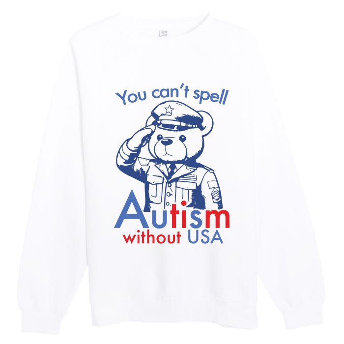 You Can’T Spell Autism Without Usa Premium Crewneck Sweatshirt