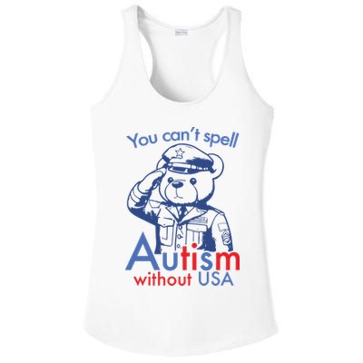You Can’T Spell Autism Without Usa Ladies PosiCharge Competitor Racerback Tank