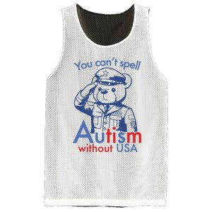 You Can’T Spell Autism Without Usa Mesh Reversible Basketball Jersey Tank