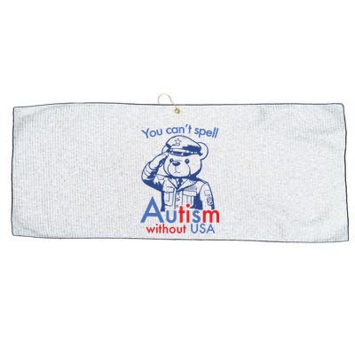 You Can’T Spell Autism Without Usa Large Microfiber Waffle Golf Towel