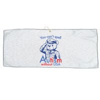 You Can’T Spell Autism Without Usa Large Microfiber Waffle Golf Towel