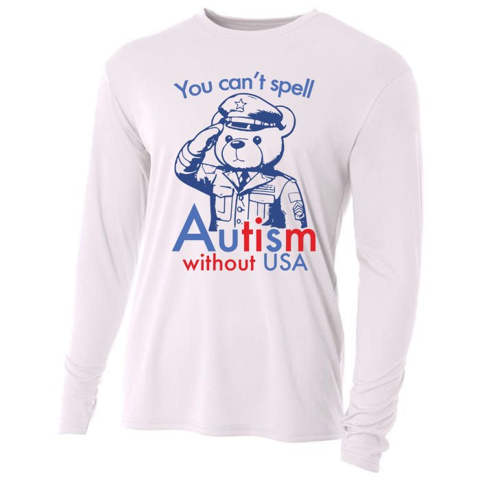 You Can’T Spell Autism Without Usa Cooling Performance Long Sleeve Crew