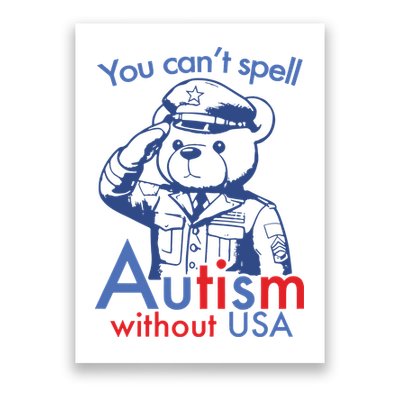 You Can’T Spell Autism Without Usa Poster