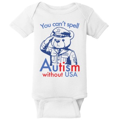 You Can’T Spell Autism Without Usa Baby Bodysuit