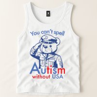 You Can’T Spell Autism Without Usa Tank Top