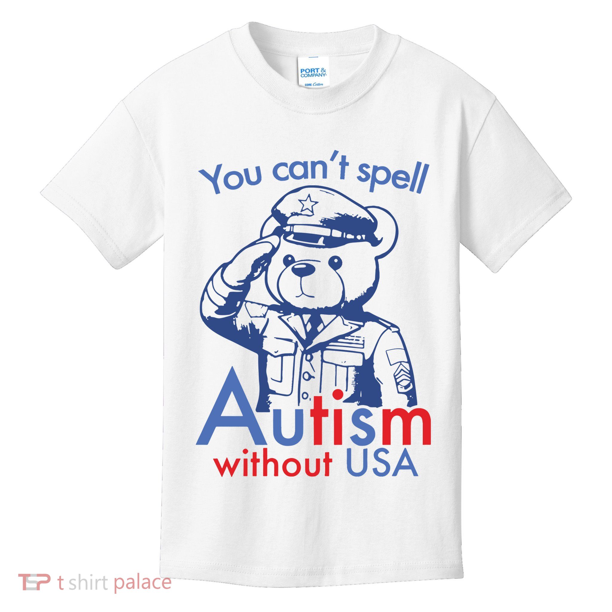 You Can’T Spell Autism Without Usa Kids T-Shirt