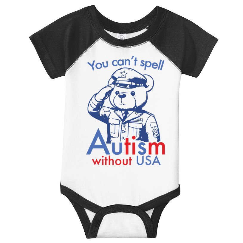You Can’T Spell Autism Without Usa Infant Baby Jersey Bodysuit