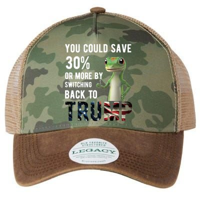 You Could Save More By Switching Back To Trump Funny Legacy Tie Dye Trucker Hat