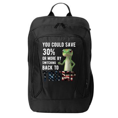 You Could Save More By Switching Back To Trump Funny City Backpack