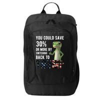 You Could Save More By Switching Back To Trump Funny City Backpack