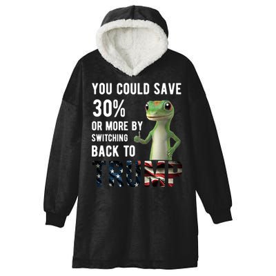 You Could Save More By Switching Back To Trump Funny Hooded Wearable Blanket