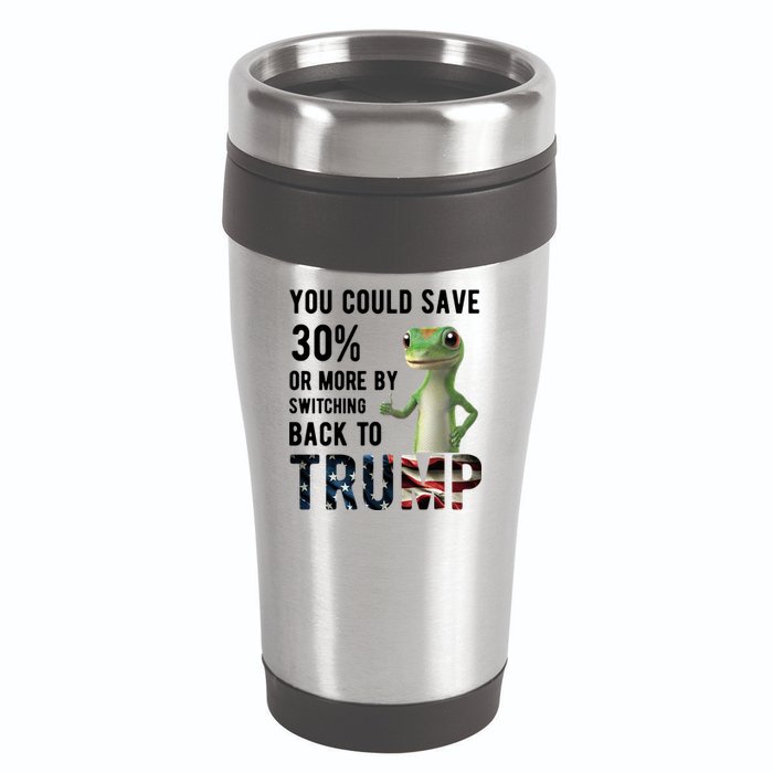 You Could Save More By Switching Back To Trump Funny 16oz Travel Tumbler