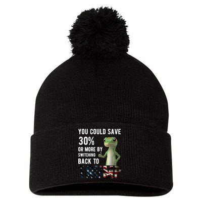 You Could Save More By Switching Back To Trump Funny Pom Pom 12in Knit Beanie