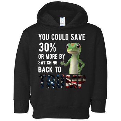 You Could Save More By Switching Back To Trump Funny Toddler Hoodie
