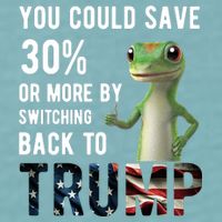 You Could Save More By Switching Back To Trump Funny Sueded Cloud Jersey T-Shirt