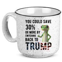 You Could Save More By Switching Back To Trump Funny 15oz Campfire Ceramic Mug
