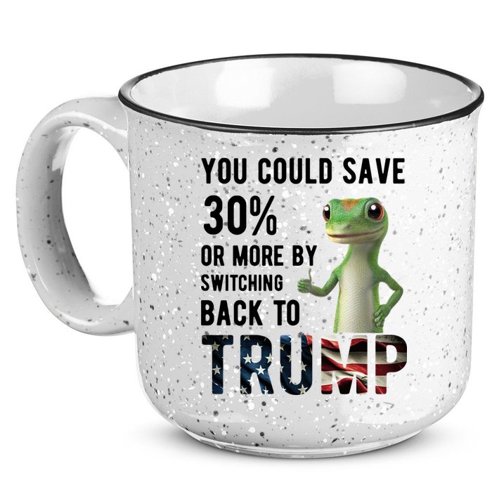 You Could Save More By Switching Back To Trump Funny 15oz Campfire Ceramic Mug